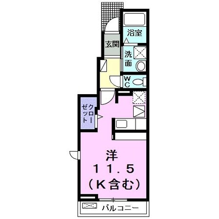 エバーグリーンCの物件間取画像